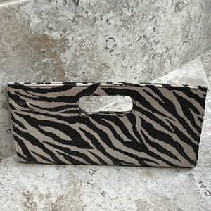 Charming Charlie clutch animal print